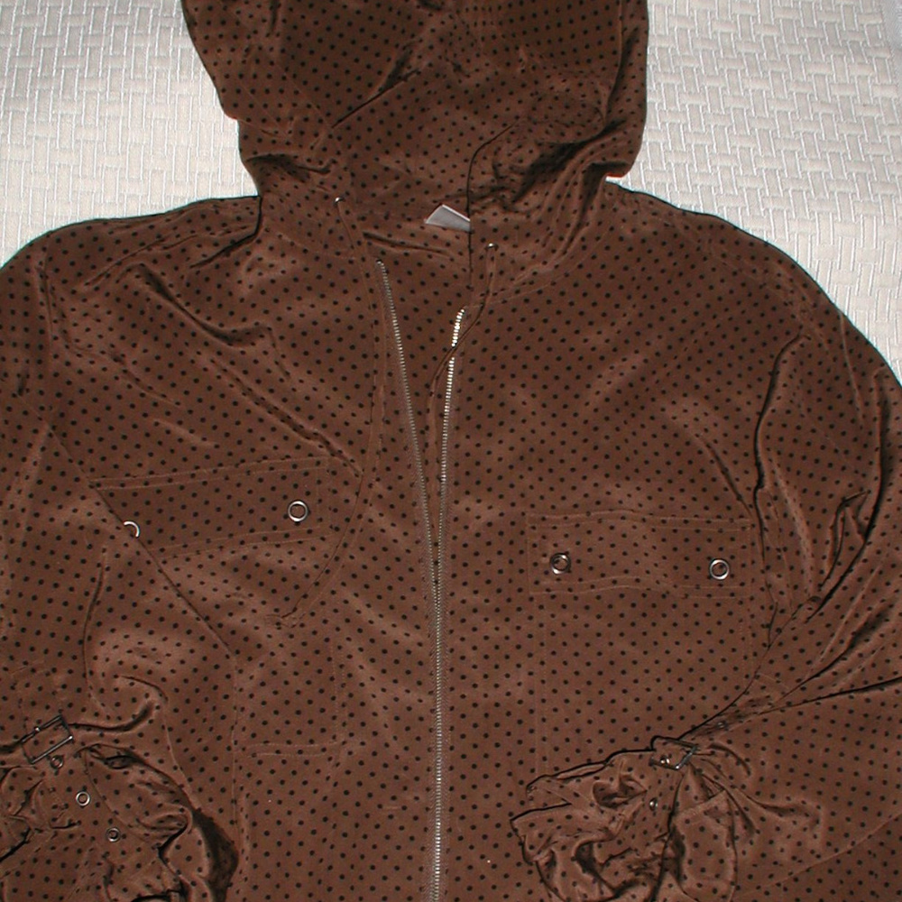 Silk Jacket with hood